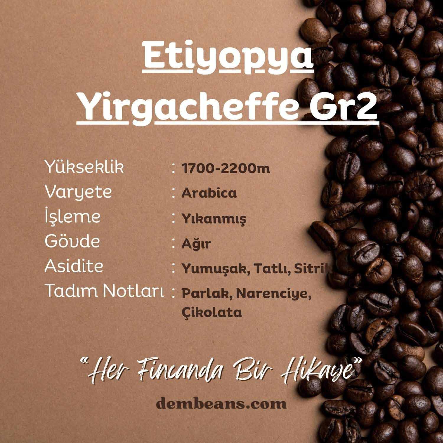 Etiyopya Yirgacheffe Gr2 Yöresel Kahve Etiyopya Yirgacheffe Gr2 Yöresel Kahve