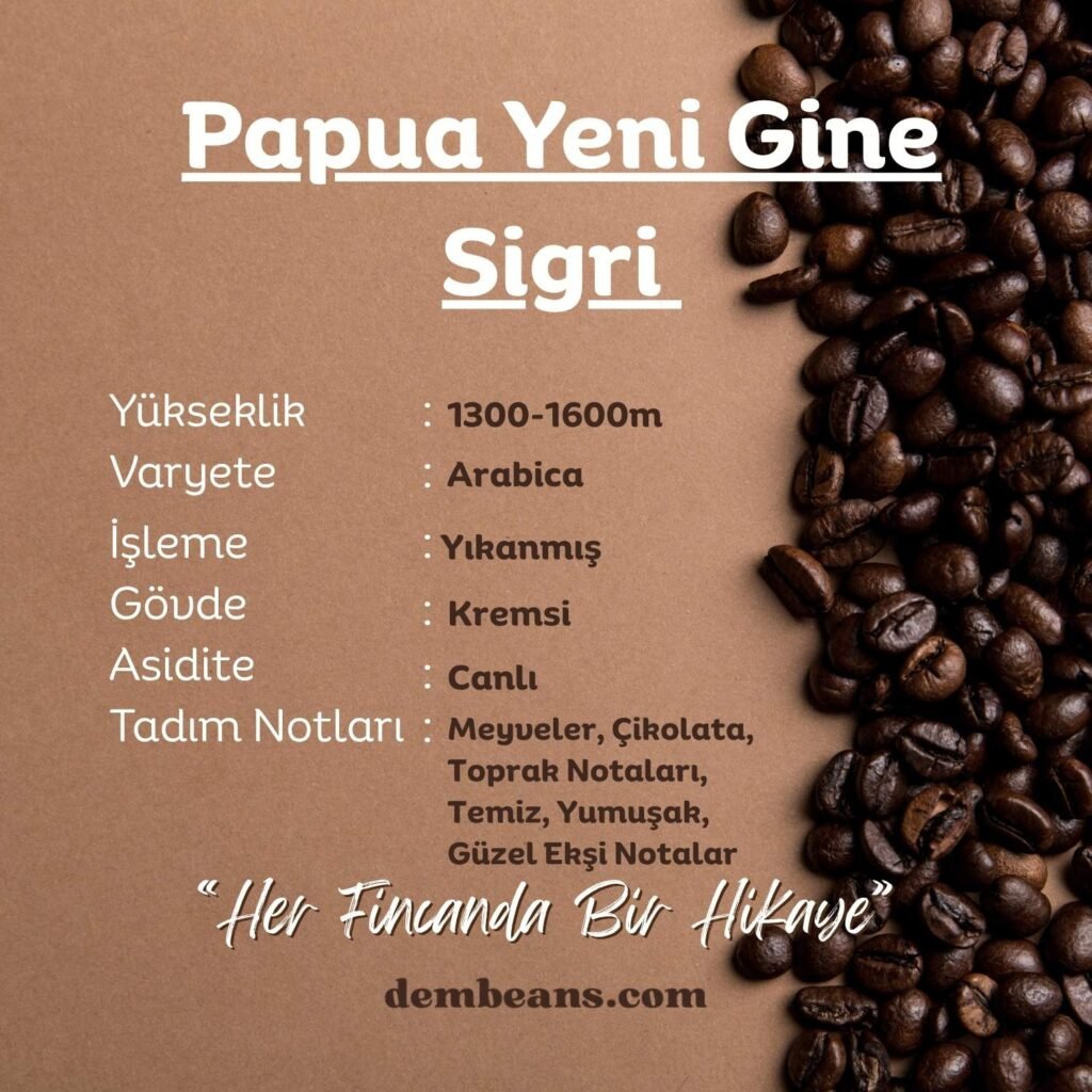 Papua Yeni Gine Sigri Yöresel Kahve